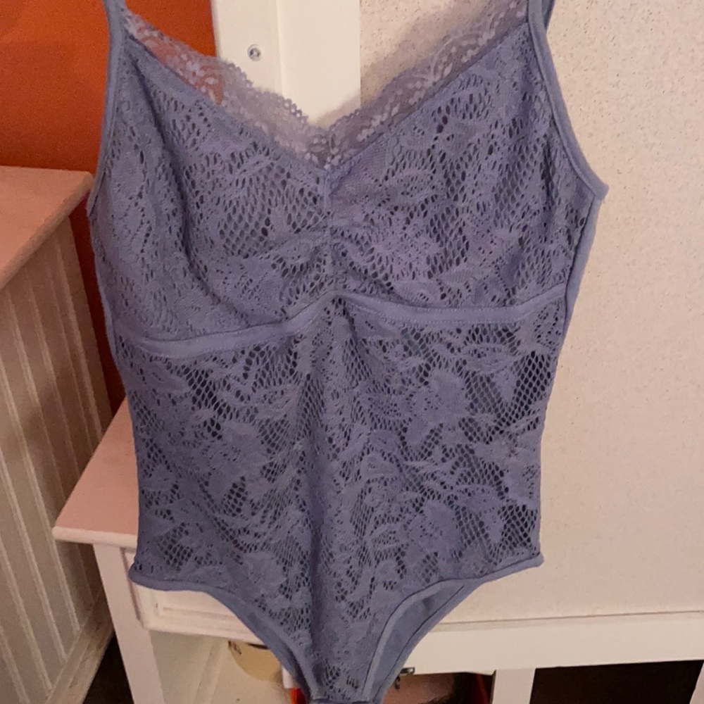 Blue Streetwear Society Bodysuit (Size: Small)